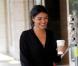 Jessica Szohr sur le tournage de Gossip Girl à New York, le 21 septembre 2010