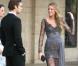 Leighton Meester, Blake Lively et Chace Crawford sur le tournage de Gossip Girl à New York, le 21 septembre 2010