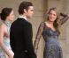 Leighton Meester, Blake Lively et Chace Crawford sur le tournage de Gossip Girl à New York, le 21 septembre 2010