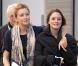 Katie Cassidy et Leighton Meester sur le tournage de Gossip Girl à New York, le 21 septembre 2010
