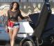 La chanteuse américaine Ciara sur le tournage de son nouveau clip, Gimmie Dat