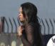 La chanteuse américaine Ciara sur le tournage de son nouveau clip, Gimmie Dat