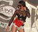 La chanteuse américaine Ciara sur le tournage de son nouveau clip, Gimmie Dat