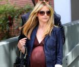 Sarah Michelle Gellar le 21 août 2009. Elle accouchera quelques jours plus tard.<br />