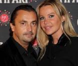 Henri Leconte et sa femme Florentine à l'occasion de la soirée Campari, qui s'est tenue au Petit Palais, à Paris, le 28 septembre 2010.