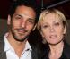 Tomer Sisley et Patricia Kaas à l'occasion de la soirée Campari, qui s'est tenue au Petit Palais, à Paris, le 28 septembre 2010.