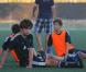 Enzo Zidane, 15 ans, fils de Zinedine Zidane et leader de l'équipe de jeunes du Real Madrid, lors d'un match à Madrid, le 11 septembre 2010.