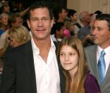 Dylan Walsh et sa fille lors de l'avant-première du film Secretariat à Los Angeles le 30 septembre 2010