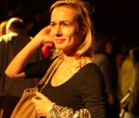 Sandrine Bonnaire au cirque Romanès, le 4 octobre 2010.