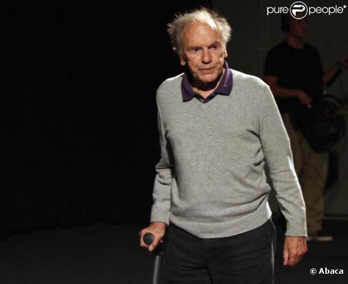 Jean-Louis Trintignant à l'occasion du 2e Festival Lumière, à Lyon, le 6 octobre 2010.