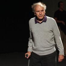 Jean-Louis Trintignant à l'occasion du 2e Festival Lumière, à Lyon, le 6 octobre 2010.