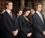 Andrea, Charlotte et Pierre Casiragi en novembre 2008.