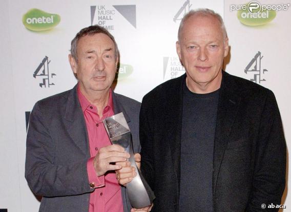 Pink Floyd : Nick Mason et David Gilmour