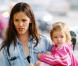 Jennifer Garner et sa petite Seraphina, dans les rues de Los Angeles, le 14 octobre 2010