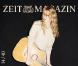 Claudia Schiffer en couverture de Zeit, à l'occasion des 40 ans du magazine allemand.