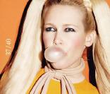 Claudia Schiffer en couverture de Zeit, à l\'occasion des 40 ans du magazine allemand.