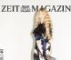 Claudia Schiffer en couverture de Zeit, à l'occasion des 40 ans du magazine allemand.