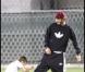 David Beckham et son fils Romeo viennent soutenir le petit Cruz, 5 ans, qui joue un match de foot à Santa Monica, samedi 9 octobre.