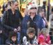 Heidi Klum avec sa mère et trois de ses enfants, Leni, Henry et Johan