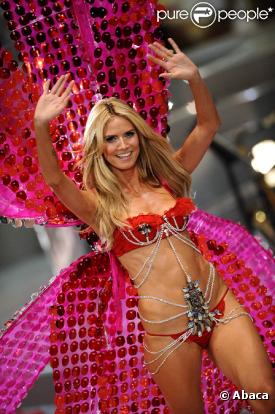Le top model allemand Heidi Klum