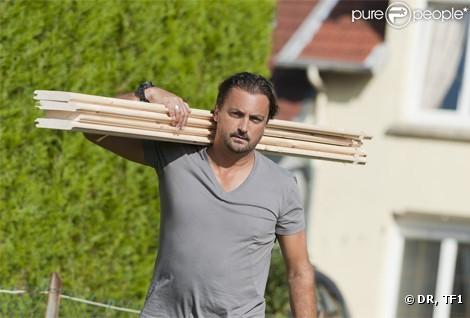 Henri Leconte, sur le tournage de  Voisins : vont-ils se mettre d'accord ?  sur TF1.