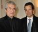 Claude Lelouch et Laurent Gerra, à l'occasion de la remise de la médaille Grand Vermeil de la Ville de Paris, à l'Hôtel de Ville de Paris, le 26 octobre 2010.