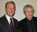 Claude Lelouch aux côtés de Bertrand Delanoë, à l'occasion de la remise de la médaille Grand Vermeil de la Ville de Paris, à l'Hôtel de Ville de Paris, le 26 octobre 2010.