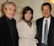 Claude Lelouch aux côtés de Liane Foly et Laurent Gerra, à l'occasion de la remise de la médaille Grand Vermeil de la Ville de Paris, à l'Hôtel de Ville de Paris, le 26 octobre 2010.