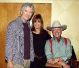 Patrick Duffy, Linda Gray, Larry Hagman présents à une expo sur Dallas (New-Jersey, 29 octobre 2010)
