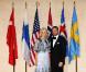 Dans la soirée du vendredi 29 octobre 2010, Haakon et Mette-Marit de Norvège profitaient d'une grande soirée de gala donnée au Plaza Hotel de New York dans le cadre du centenaire de la Fondation Americano-Scandinave.
