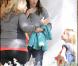 Jennifer Garner se rend à une fête d'anniversaire avec ses deux filles, Violet, 4 ans, et Seraphina, 1 an et demi, samedi 30 octobre, à Los Angeles.