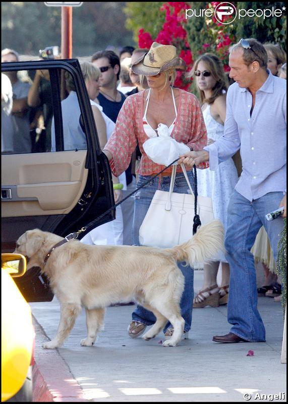 Nicolette Sheridan, Michael Bolton et leur chien
