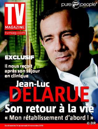 Jean-Luc Delarue en couverture du TV Mag annonçant les programmes télé du 14 au 20 novembre 2010