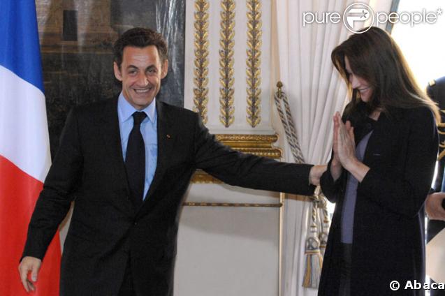 Carla Bruni-Sarkozy et Nicolas Sarkozy