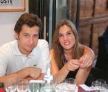 Laurent Gerra et Mathilde Seigner en 2001. 