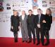 Charlene Wittstock, Albert, Ezio Greggio et John Landis au 10e Film Festival de la comédie, à Monaco, le 26/11/2010.