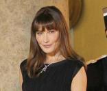 Carla Bruni et Nicolas Sarkozy sur le perron de l'Elysée, le 4 novembre 2010