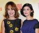 Audrey Tautou et Nathalie Baye à l'occasion de l'avant-première de De vrais mensonges , dans l'enceinte du Gaumont Opéra, à Paris, le 29 novembre 2010.