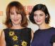 Audrey Tautou et Nathalie Baye à l'occasion de l'avant-première de De vrais mensonges , dans l'enceinte du Gaumont Opéra, à Paris, le 29 novembre 2010.