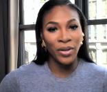 Serena Williams pour la campagne Digital Death, en faveur de la lutte contre le sida, le 1er décembre 2010
