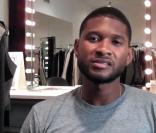 Usher pour la campagne Digital Death, en faveur de la lutte contre le sida, le 1er décembre 2010