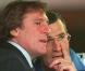 Gérard Bourgoin et Gérard Depardieu en 1996. 