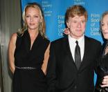 Uma Thurman et Robert Redford lors du Gala donné en l'honneur de Meryl Streep, le 14/04/08