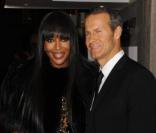 Naomi Campbell et son amoureux, Vladislav Doronin à la cérémonie des British fashion awards, à Londres, le 7 décembre 2010