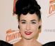 Dita von Teese à l'occasion de la soirée de lancement de My Private Cointreau Coffret, chez Fred Segal, à Los Angeles, le 9 décembre 2010.