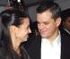Matt Damon et son épouse Luciana le 11 décembre 2006 à New York