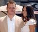 Matt Damon reçoit son étoile sur Hollywood Boulevard, aux côtés de son épouse Luciana, le 25 juillet 2007