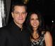 Matt Damon et son épouse Luciana en décembre 2009 à la première d'Invictus