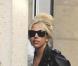 Lady Gaga arrive à l'aéroport de Barcelone, le 12 décembre 2010
