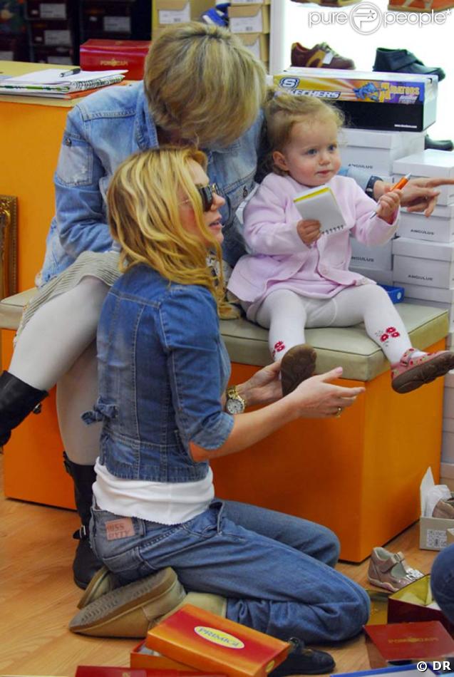 Geri Halliwell et sa fille Bluebell